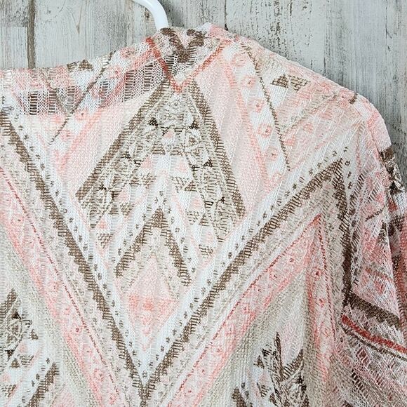 Alfred Dunner 2 Piece Blouse and Jacket Peach Brown Size 1X - Picture 9 of 9